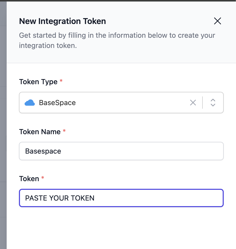 Enter Token