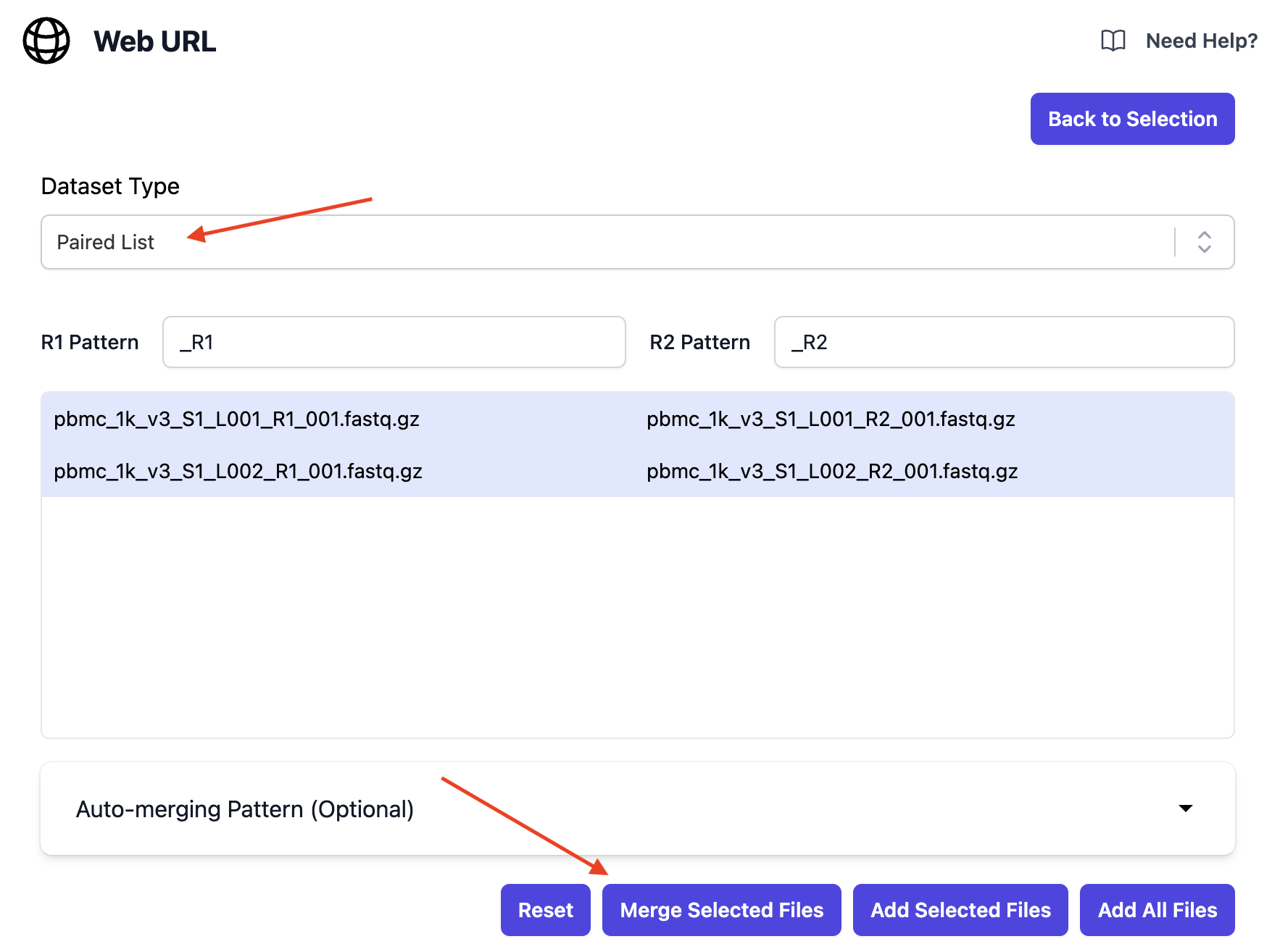 Image showing dataset merging