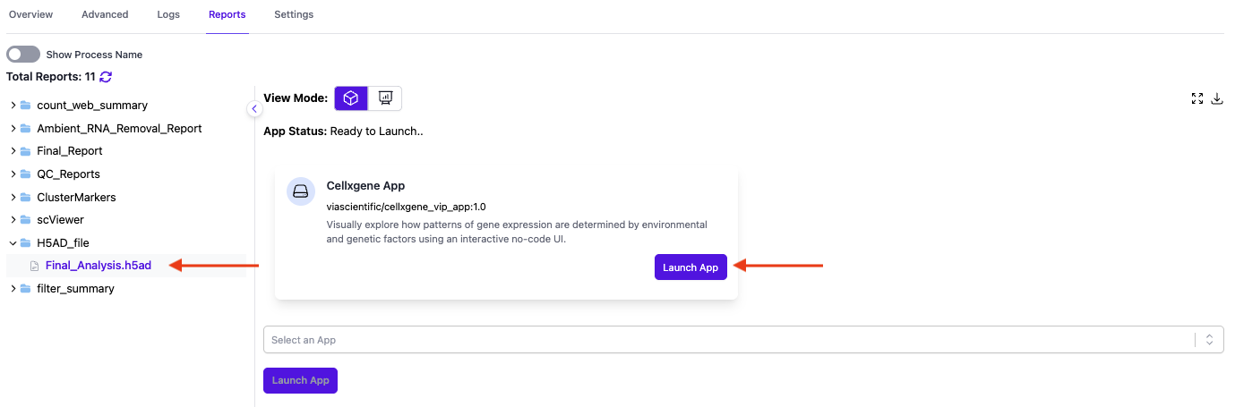 Image showing H5AD file access