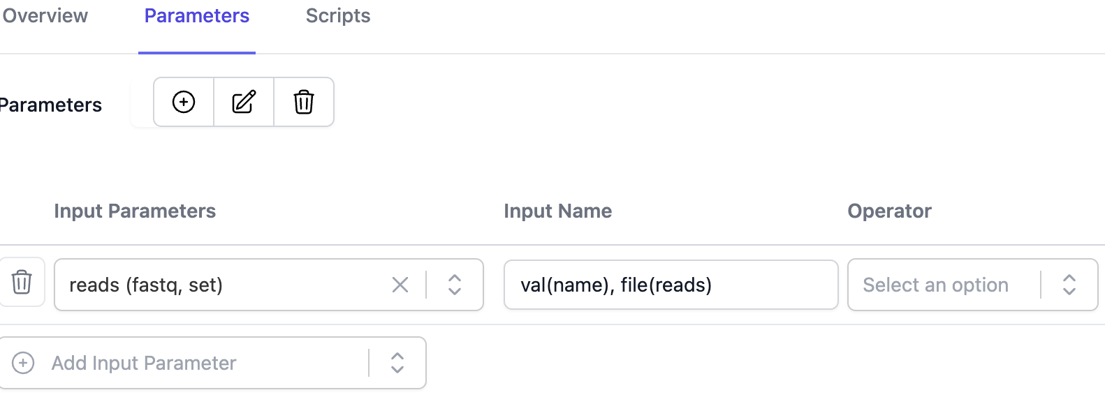 Image showing FastQC parameters