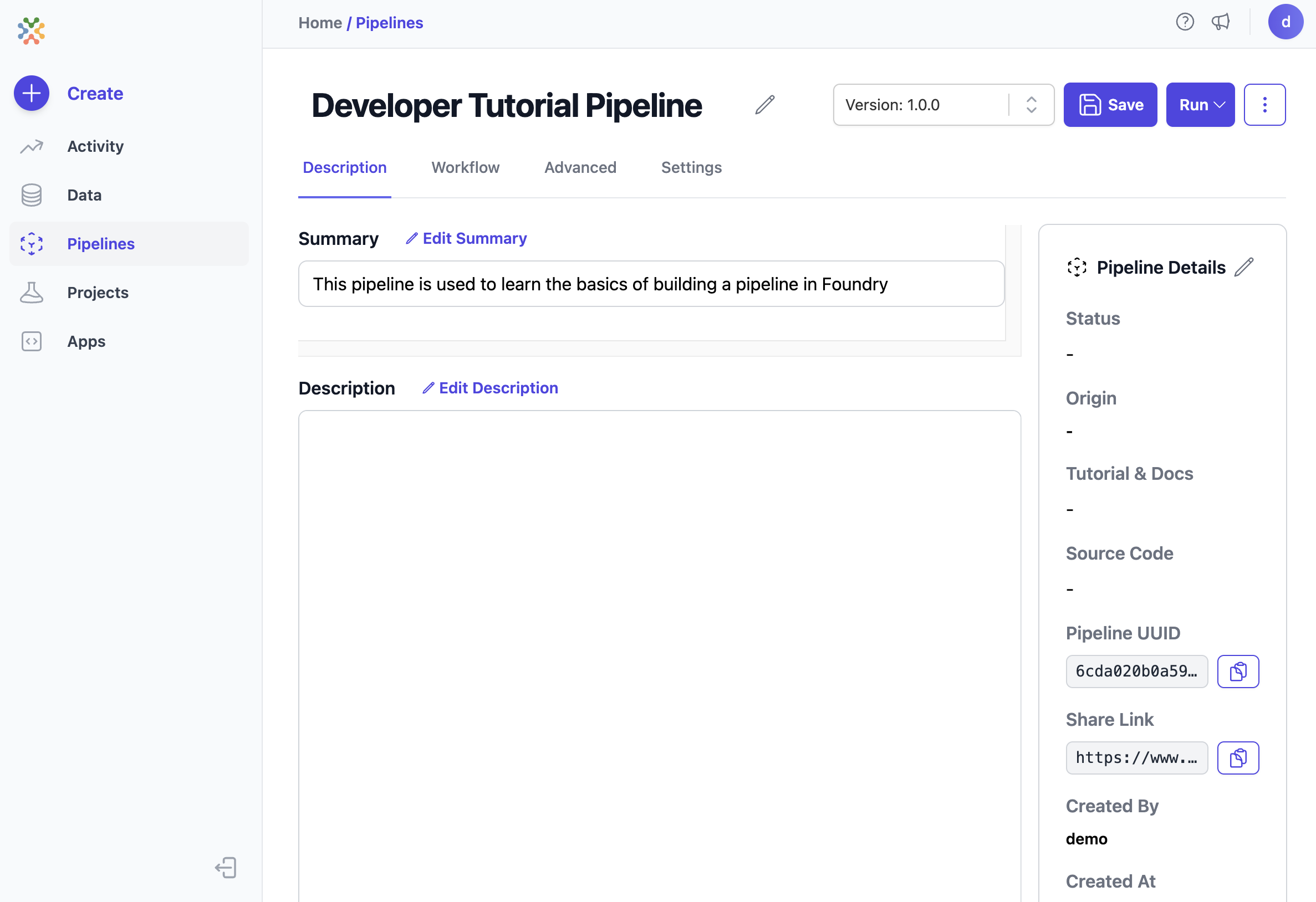 Image showing pipeline page