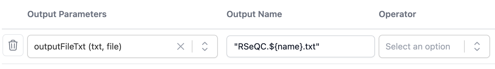 Image showing RSeQC output parameters